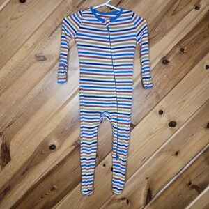 Free Birdees Bamboo Zippy 6-12 Months Multicolor Stripe
